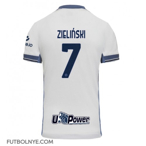 Camiseta Inter Milan Piotr Zielinski #7 Visitante Equipación 2024-25 manga corta